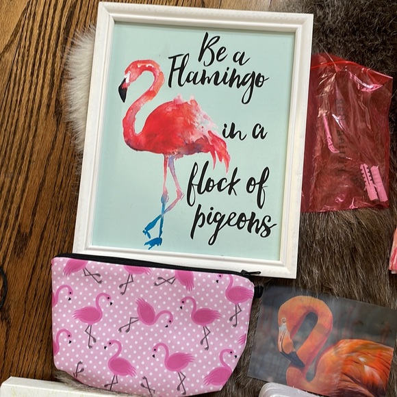 🦩🦩🦩 flamingo 🦩🦩🦩 lover's present bundle NWT worth at least $100 - Picture 5 of 5